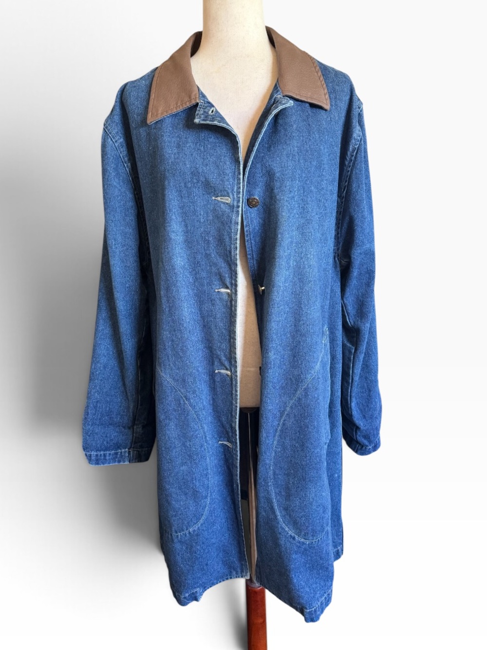 Vintage 90’s Sportables Denim Chore Barn Jacket